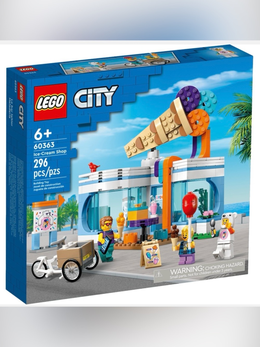 New LEGO CITY 60363 Ice-Cream Shop Factory Sealed Box Retired